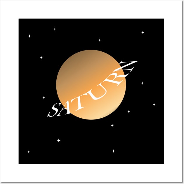 Saturn Wall Art by saturngarden